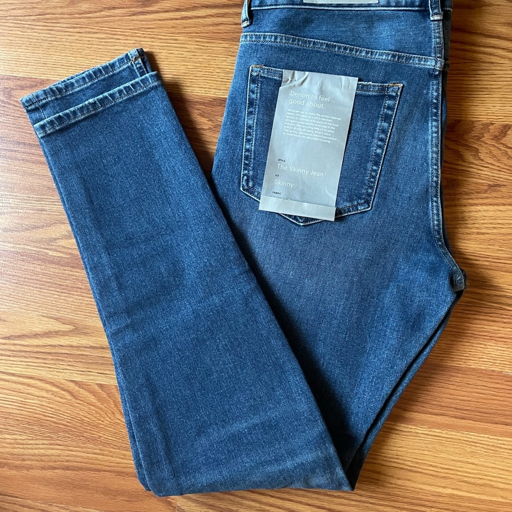 Mens Everlane Skinny Performance Jean 32x32 New